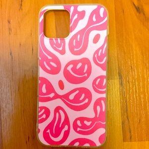 smiley, face, preppy phone case- iPhone 12